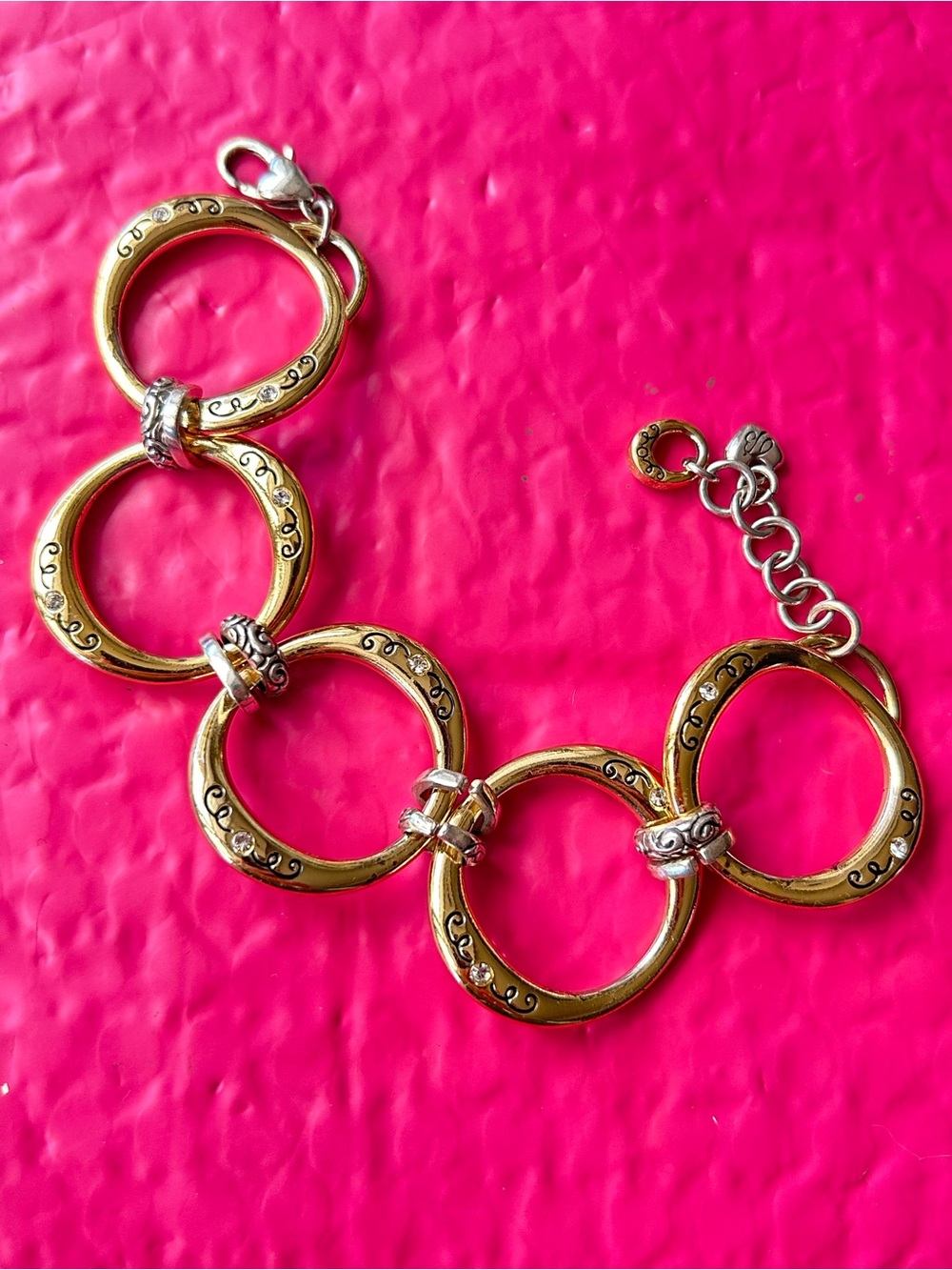 Brighton Alta Link Bracelet, featuring a distinct two-tone link design